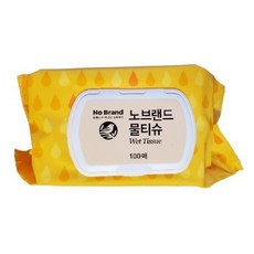노브랜드 깨끗한 물티슈 캡형 100매x10팩, 상세내용참조
