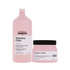 로레알 비타미노 컬러 샴푸 1500ml + 마스크 500ml, 1개 (세트)