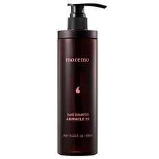 모레모 미라클 2X 단백질 극손상 집중 케어 샴푸, 480ml, 1개