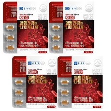 혈액순환제 신장 콩팥에 좋은 나토키나제 나토키나아제 4개월분, 4개, 30정