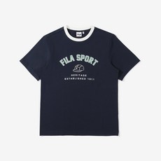 휠라 FILA 배색포인트 반팔 티셔츠 FE2RSE5308X