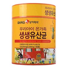 상아제약 우리아이 온가족 생생유산균, 2g, 1개