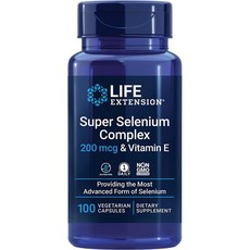 라이프익스텐션 슈퍼 셀레늄 컴플렉스 200mcg 100캡슐 셀레니움, 100정