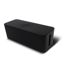 멀티탭 케이블박스 블랙 대형 CP-8133BK, 1개