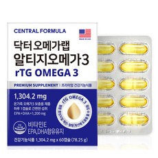 센트럴포뮬러 닥터 오메가랩 알티지 오메가3, 60정, 1개