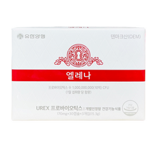 유한양행 엘레나 프로바이오틱스 유산균, 90캡슐(60+30), 1개