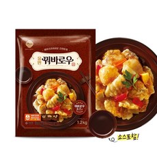 신세계 올반 꿔바로우 1.2kgX2팩 (소스포함), 4개