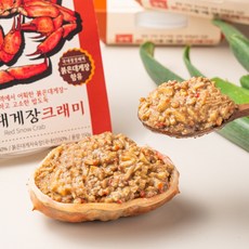 국내청정해역 붉은대게장 크레미 딱지장 대게장 홍게장 밥도둑 밥반찬 간편 집밥 150g, 150g x 3개, 3개