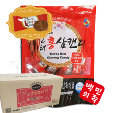 고려홍삼/흑삼캔디 9kg (300g*30봉지), 홍삼캔디