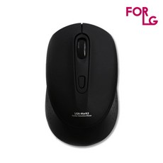 FOR LG 무소음 무선마우스 LGA-Mark2 블랙, 없음