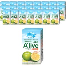 덴마크 테이크 얼라이브 스위티자몽 음료, 120ml, 24개
