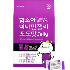 함소아 비타민 젤리 포도, 2.5g, 100개