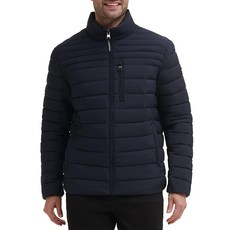 Calvin Klein 남성용 경량 방수 푸퍼 재킷 네이비 M