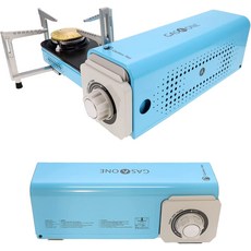 원버너플레이트 원버너테이블 버너테이블 GasOne GS-8300 캠프 스토브 컴팩트 부탄, 01 블루.