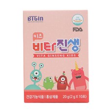 비티진 비타진생키즈 어린이홍삼, 2g, 10개