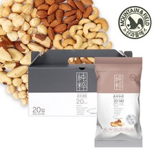 산과들에 순수누리 20입 하루견과류 선물세트, 20개입, 20g