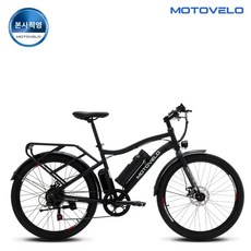 모토벨로 KX9 DUAL 350W 36V 5.2Ah 26인치 전기자전거, 블랙