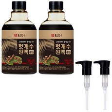 담터 헛개수 원액 골드 850g X 2개 + 펌프 2개