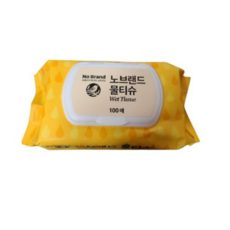 노브랜드 물티슈 캡형 100매, 9개, 100매입
