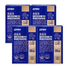 GNM 7중 복합기능성 저온 초임계 rTG 알티지오메가3 루테인지아잔틴 1050mg X 30캡슐, 4박스