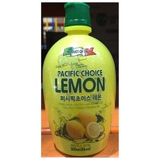 레몬주스농축액(퍼시픽 200ml)X12 식자재용 양지홍삼