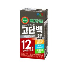 베지밀 고단백두유 검은콩, 190ml, 16개