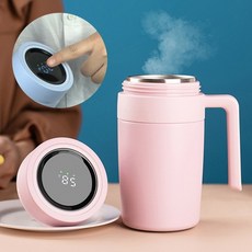 썬더 온도계 머그 텀블러, 화이트