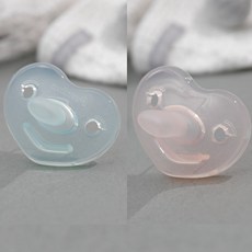[본사직영]올실리콘 말랑하트 노리개 젖꼭지 / 납작형 쪽쪽이, 그린