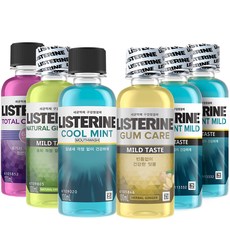 리스테린 소용량 체험팩 100ml x 6개입, 1세트