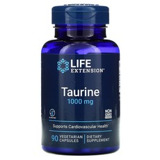 Life Extension 라이프 익스텐션 타우린 1 000mg 90개 배지캡슐
