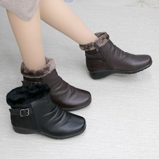 에스큐에스샵 퍼트리밍 앵클부츠 털부츠 숏부츠 여성부츠 앵글부츠 - JY-3927부츠
