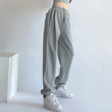 스윙어패럴 여성용 루즈핏 스트링 조거 와이드 트레이닝바지 숏/롱