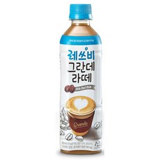 칠성 레쓰비 그란데 라떼 액상커피 500ml 24펫 믹스커피, 1세트