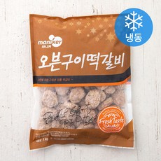 마니커에프앤지 오븐구이떡갈비 (냉동), 1kg, 1개