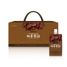 천호엔케어 청정 뉴질랜드 녹용의힘 천심본 녹용홍삼즙 80ml 30개입, 2400ml, 1개