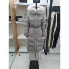 쉬즈미스 폭스퍼 벨크로 구스다운 롱 패딩_SSGJPM42040