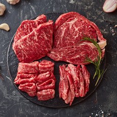 마장동에서 직접 작업하는 1++ 한우(투뿔) 꽃등심 채끝 갈비살 200g (냉장), 한우 꽃등심 200g (냉장)