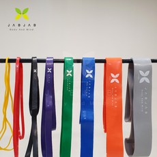 잡잡 풀업밴드 1단계 헬스 치닝디핑 라텍스 밴드 홈트용품, 6단계
