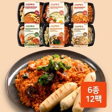 [편한한끼] 고단백식 2주 닭가슴살 식단 도시락 6종 12팩
