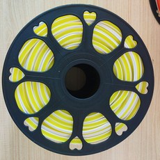 네온플렉스 차세대 분리 실리콘 플렉스 네온 6MM 8MM 유연한 스트립 보라색 파란색 흰색 드롭, [07] 라이트 옐로우, [01] 8MM, [01] 5m
