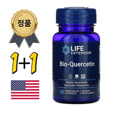 라이프익스텐션 바이오 케르세틴 식물성 캡슐 30정 (1+1) 2개월분, 2개