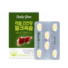 데일리원 리얼 간건강 밀크씨슬, 30정, 1개