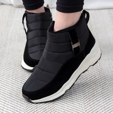 르키엘 여성 겨울 패딩 털 운동화 방한화 여자 부츠 퍼 슬립온 신발 F-9AA