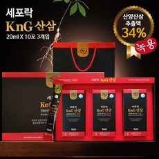 한삼애 산양삼 녹용 진액 산삼녹용추출물 30포 선물용 부모님 생일 할아버지 할머니 60대 70대 80대 어른들