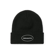 디스이즈네버댓 ET-Logo Beanie Black