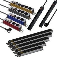 서버탭 알루미늄 과부하차단 고용량 멀티탭 누전차단 16A 4000W 2구 3구 4구 6구 8구 10구 12구 14구 전선형, 01.과부하차단, 1.5M