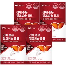 중외제약 간에좋은 밀크씨슬, 30정, 4개입