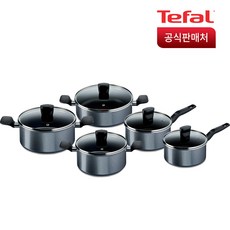[세트]테팔 홈쿡 인덕션 겸용 냄비 세트, 09-홈쿡 2종(양수20cm+전골24cm)