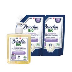 브리오신 핸드솝 핸드워시 손세정제 라벤더 본품 400ml + 리필 400ml X 2개