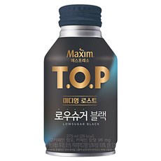 맥심 티오피 미디엄로스트 로우슈거 블랙, 24개, 275ml
